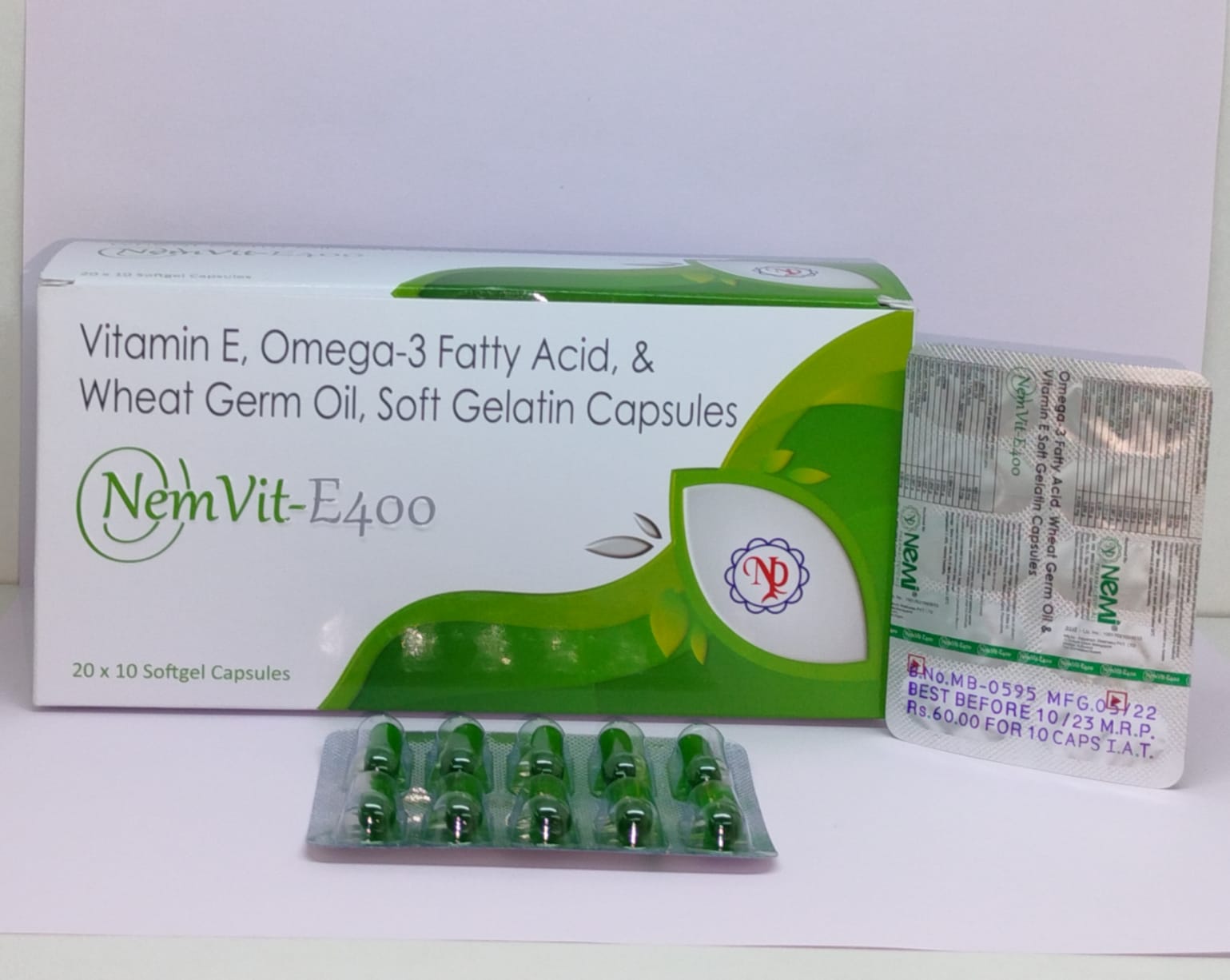 Nemvit-E 400 Softgel Capsule
